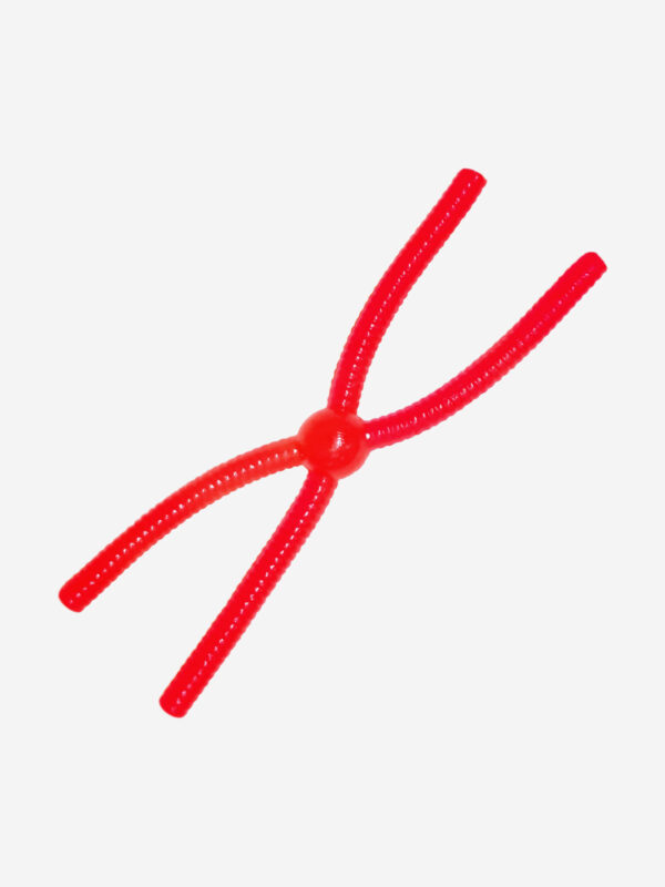 Силикон TROUT LURE (SANSAN) в банке, DOSHIK-X 80, СЫР,COL. 8 (Blood-Кровь), (12шт), Красный