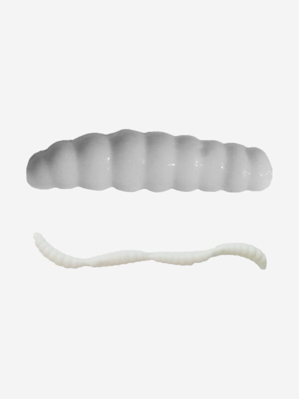 Виброхвост SANSAN WORM OPARYSH 15 (Col. 11 WHITE), Белый