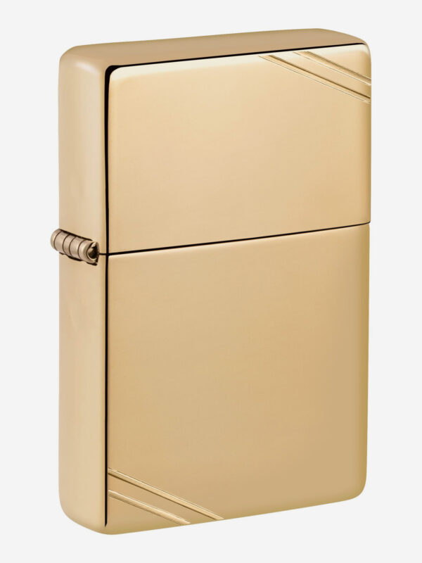 Зажигалка бензиновая ZIPPO 270 Vintage with Slashes 1937, Золотой