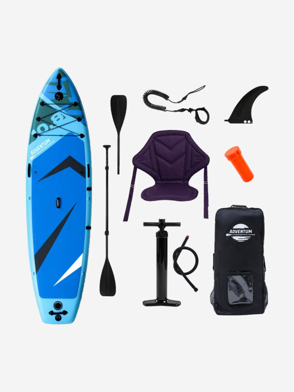 SUP доска надувная Adventum 10.8 Lagoon 2024, Голубой