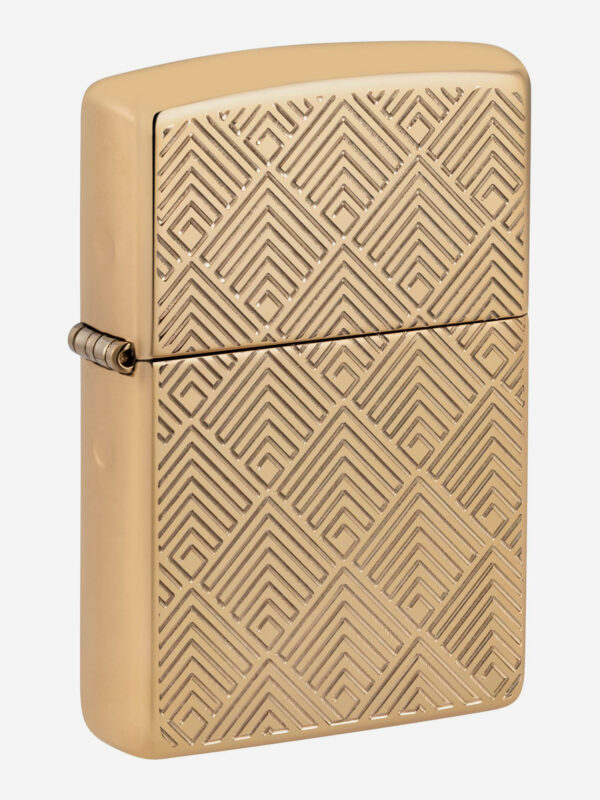 Зажигалка бензиновая ZIPPO 48570 Armor Pattern, Золотой