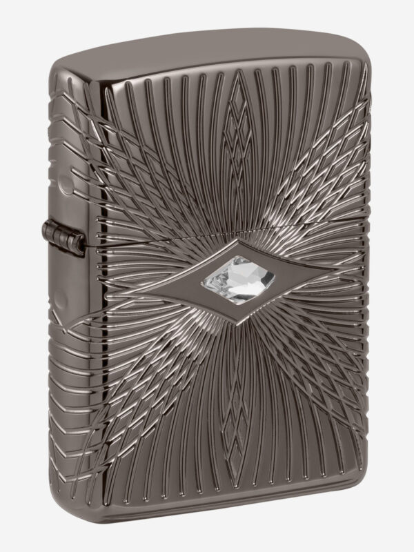 Зажигалка бензиновая ZIPPO 49291 Armor Pattern, Черный