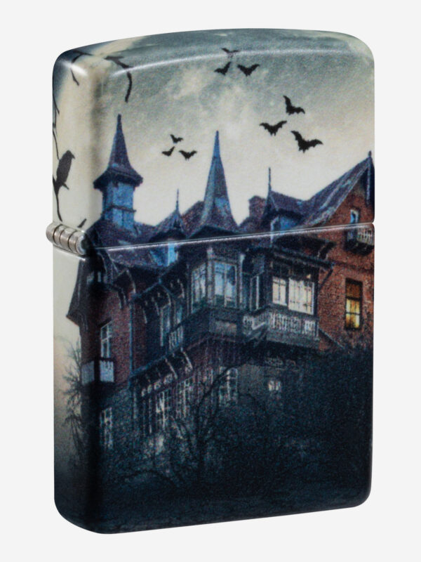 Зажигалка бензиновая ZIPPO 48922 Horror House, Белый