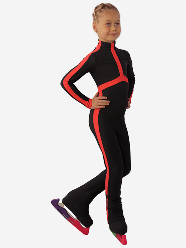 Комбинезон спортивный для фигурного катания "Sport Style" IceDress, Серый