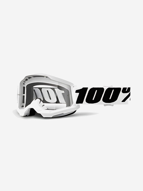 Мотоочки 100% STRATA 2, Белый