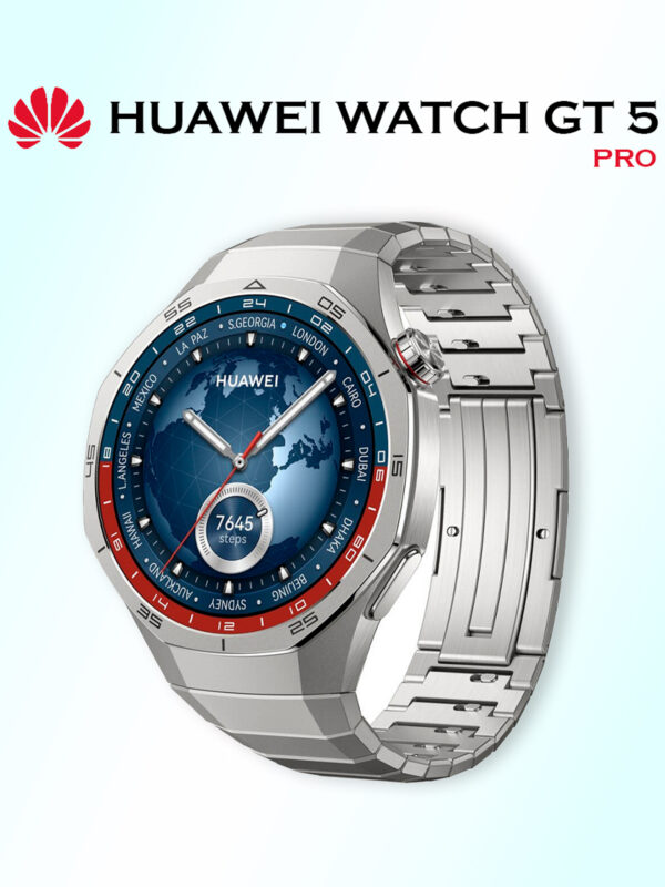 Умные часы HUAWEI WATCH GT 5 PRO, VLI-B29, 46 мм, титановые, Серебряный