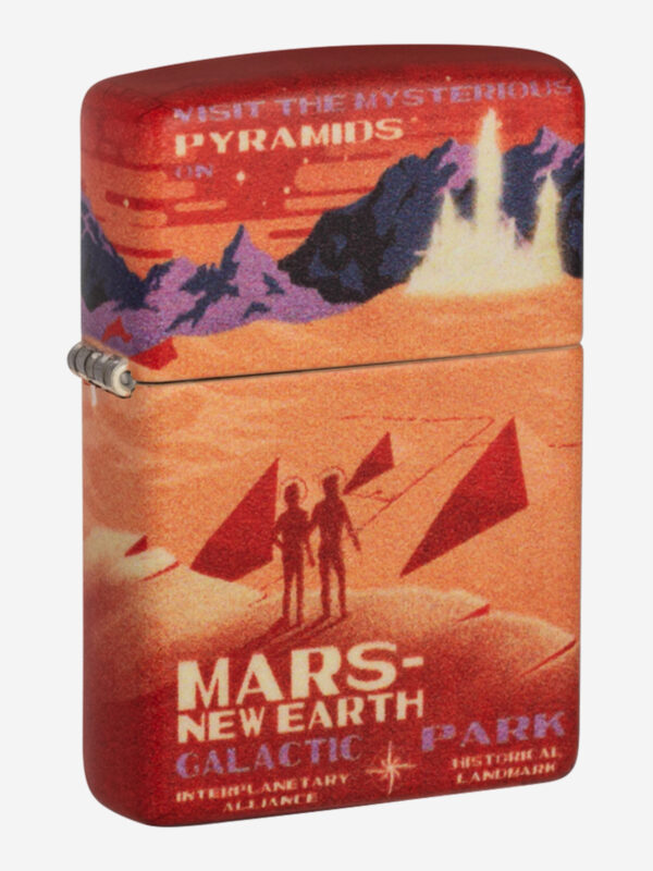 Зажигалка бензиновая ZIPPO 49634 Mars, Красный