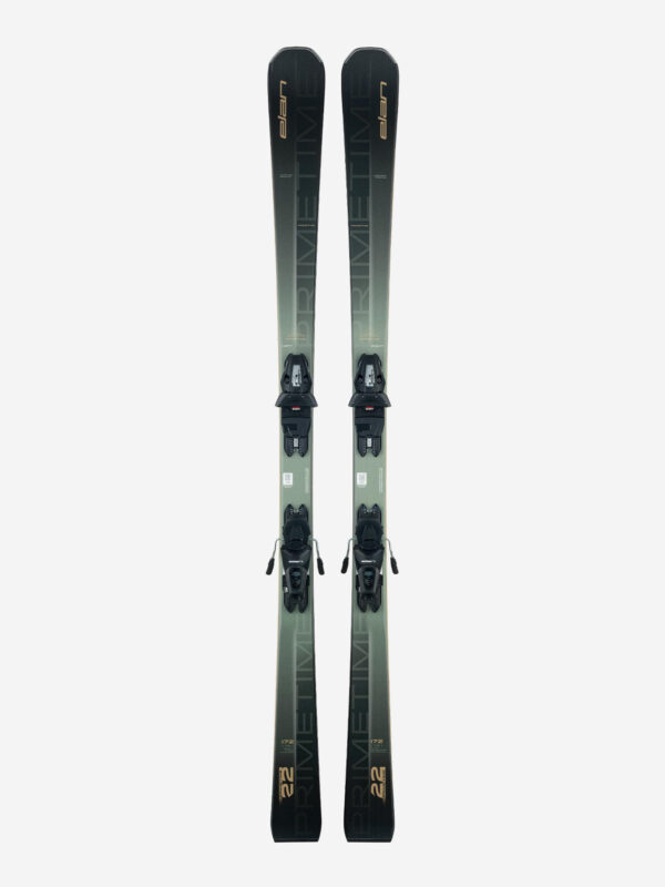 Горные лыжи с креплениями ELAN Primetime 22 PS + EL 10.0 GW Black, Черный