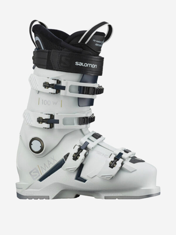 Горнолыжные ботинки Salomon S/Max 100 W White/Petrol Blue 20/21, Белый