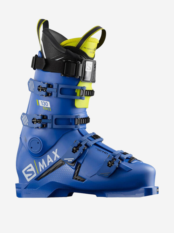 Горнолыжные ботинки Salomon S/Max 130 Race Raceblue/Acid Green 19/20, Синий