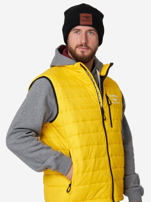 Жилет мужской Alaskan Juneau Vest Yellow утепленный стеганый, Желтый