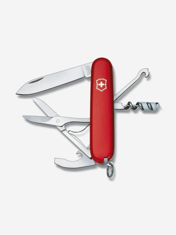 Складной нож Victorinox Compact, функций: 15, 91мм, красный , коробка картонная, 1.3405, Красный