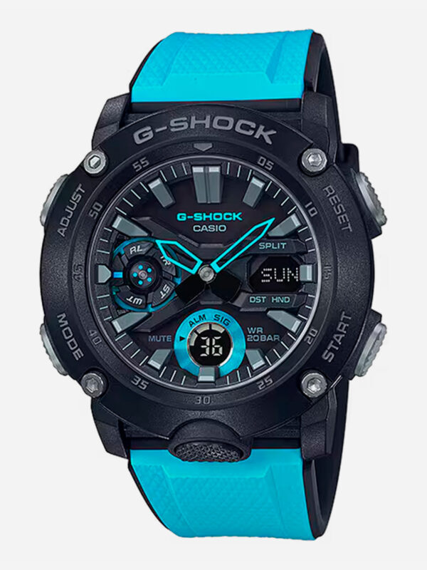 Наручные часы Casio G-SHOCK GA-2000-1A2, Голубой