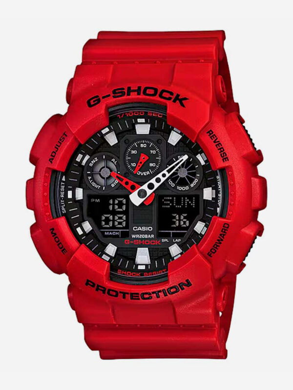 Наручные часы Casio G-SHOCK GA-100B-4A, Красный