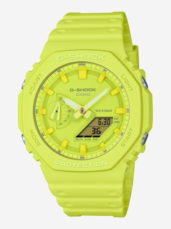 Наручные часы Casio G-Shock GA-2100-9A9, Желтый