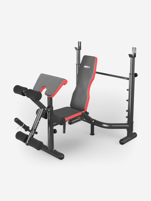 Скамья силовая со стойками UNIX Fit Bench 135, Черный