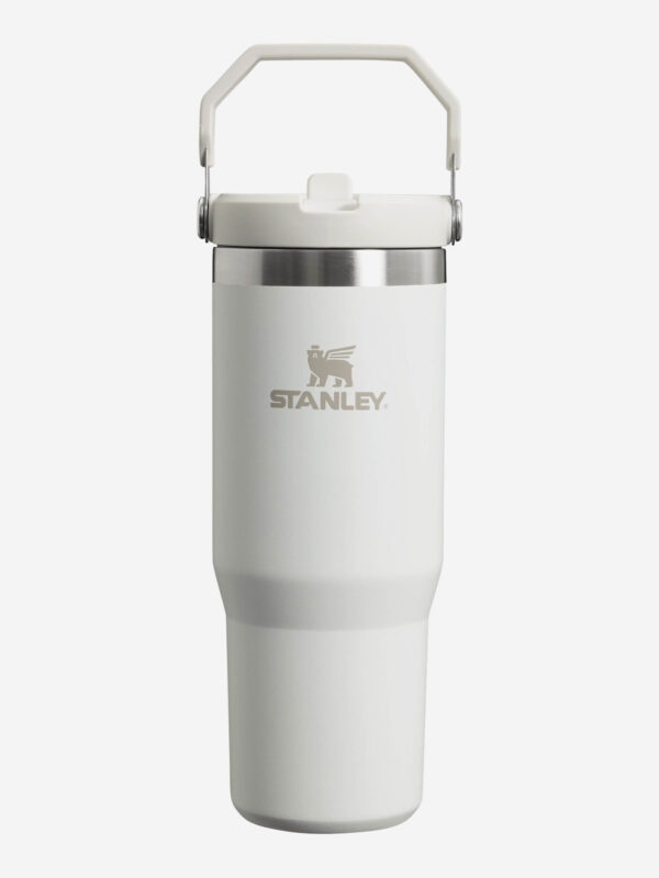 Термокружка Stanley IceFlow Flip Straw Tumbler, 890 мл, белая, Белый