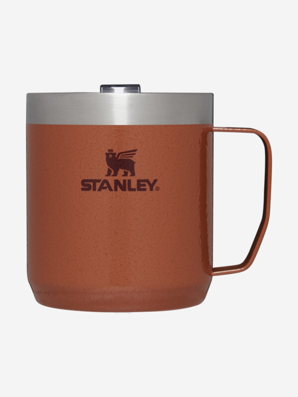 Термокружка Stanley Classic, 350 мл, оранжевая, с ручкой и крышкой, Оранжевый