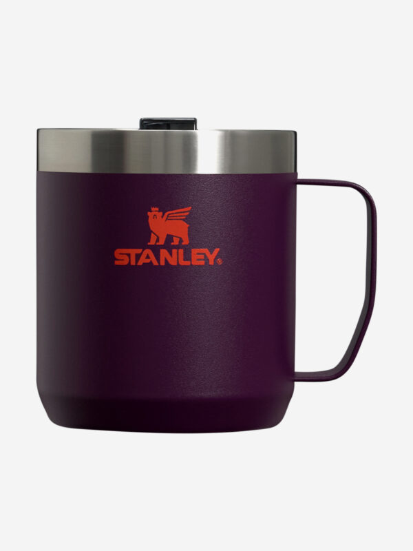 Термокружка Stanley Classic, 350 мл, фиолетовая, с ручкой и крышкой, Фиолетовый