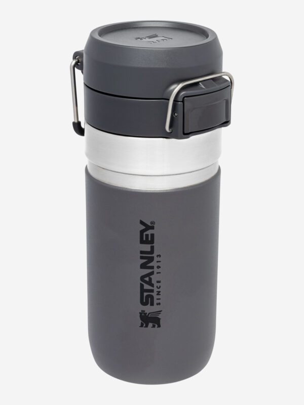 Термобутылка Stanley GO Quick Flip, 470 мл, серая, Серый
