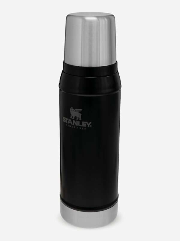 Термос для напитков Stanley Classic, 750 мл, черный, Черный