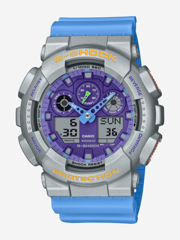 Наручные часы Casio G-Shock GA-100EU-8A2, Голубой