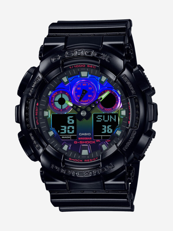 Наручные часы Casio G-Shock GA-100RGB-1A, Черный
