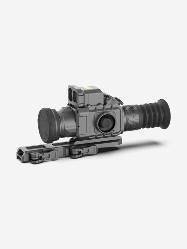 Тепловизионный прицел LZIRTEK Perun 650L (c баллистическим калькулятором и дальномером), Черный