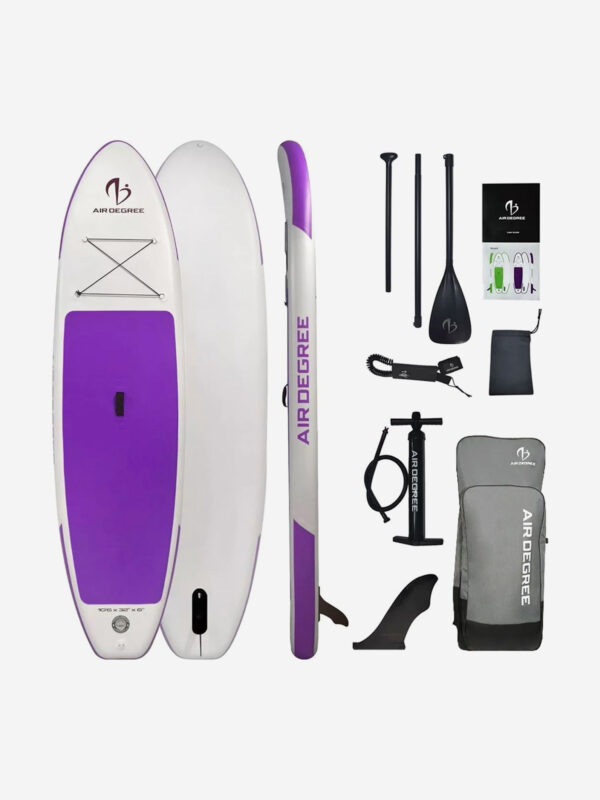 Прогулочный надувной сапборд Air Degree 10'6"х32"х6" purple, Фиолетовый