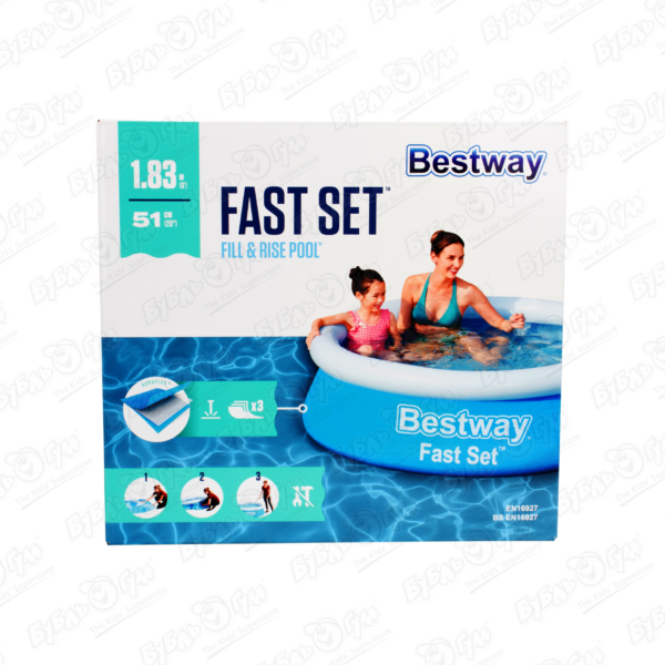 Бассейн надувной детский Bestway 183х51см