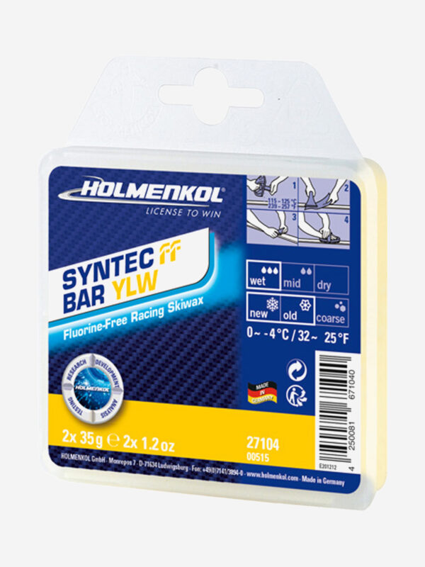 Мазь скольжения Holmenkol Syntec FF, 70 г, Желтый