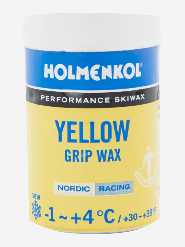 Мазь держания для беговых лыж HOLMENKOL Grip Yellow, Желтый