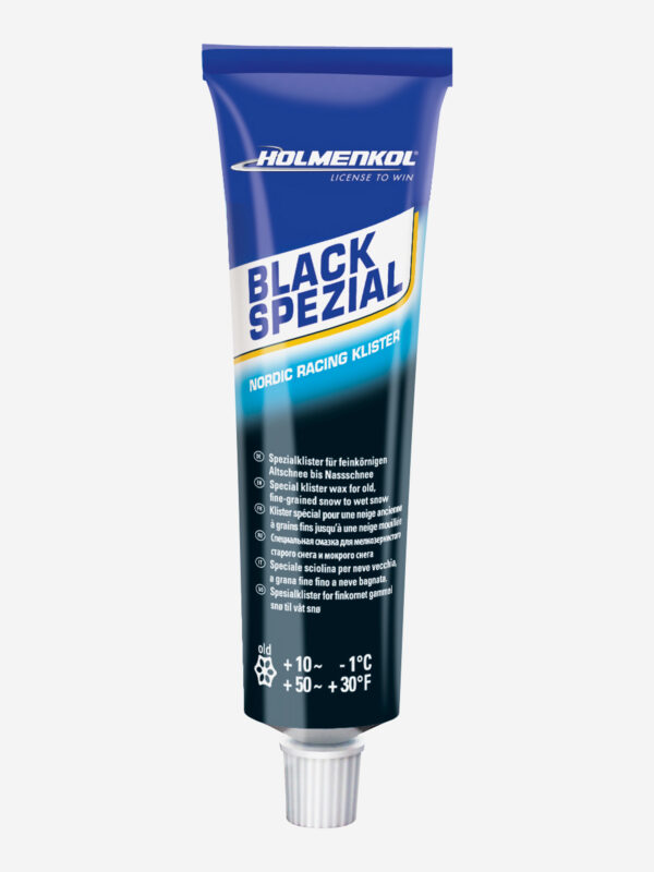 Мазь держания для беговых лыж HOLMENKOL Klister Black Spezial, Черный