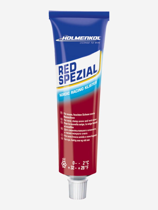 Мазь держания для беговых лыж HOLMENKOL Klister Red Spezial, Красный