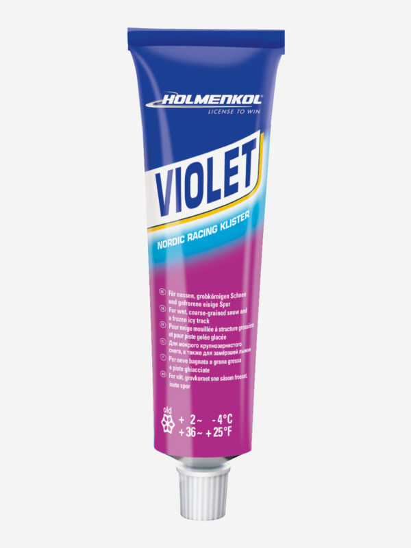 Мазь держания для беговых лыж HOLMENKOL Klister Violet, Фиолетовый