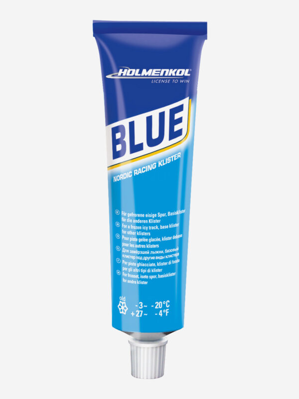 Мазь держания для беговых лыж HOLMENKOL Klister Blue, Голубой