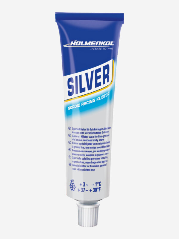 Мазь держания для беговых лыж HOLMENKOL Klister Silver, Серый
