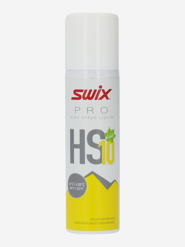 Мазь скольжения Swix HS10 Yellow, +2°C/+10°C, 125 мл, Желтый