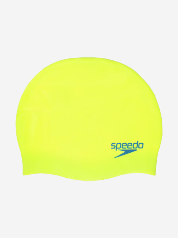 Шапочка для плавания детская Speedo Plain Moud, Зеленый