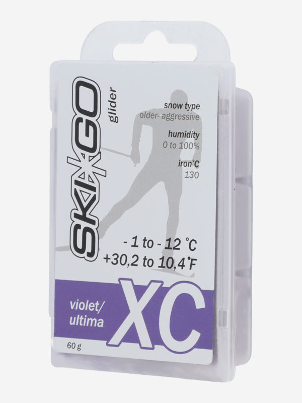 Мазь скольжения для беговых лыж Ski Go XC -1/-12, 60 г, Фиолетовый