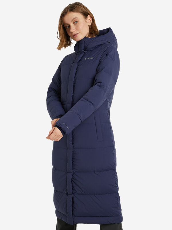 Пуховик женский Snow Lake Long Down Jacket, Синий