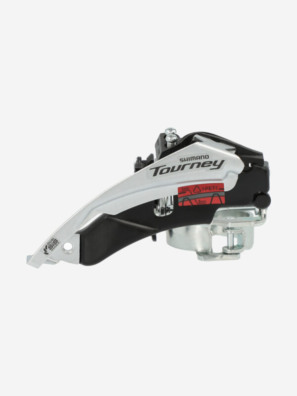 Переключатель Shimano TY510 передний, универсальная тяга, Серебряный