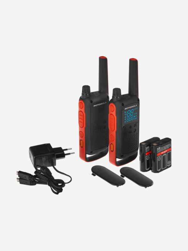 Комплект из двух радиостанций Motorola T82 (TALKABOUT), Красный