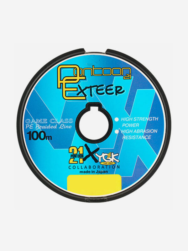 Леска плетеная Pontoon21 Exteer New Generation 4X, 0.12 мм, 100 м, 3.5 кг, Желтый