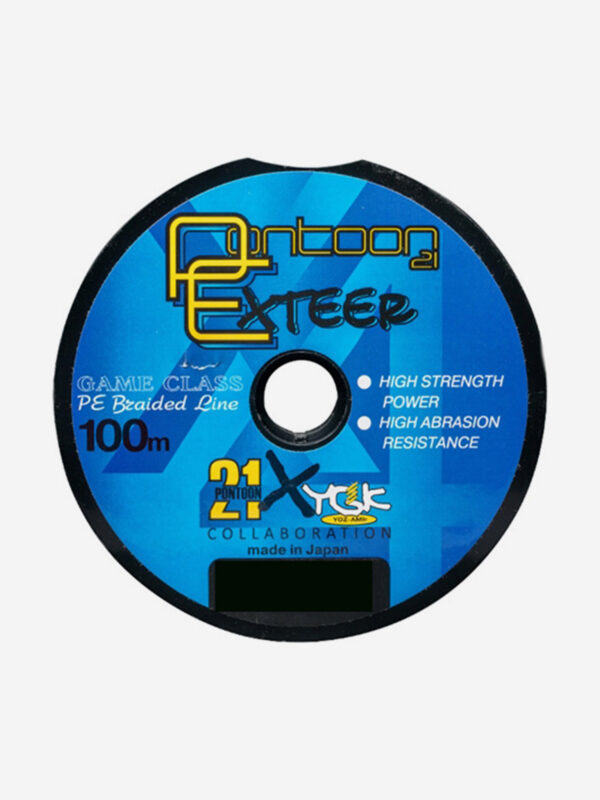 Леска плетеная Pontoon21 Exteer 4X, 0.24 мм, 100 м, 11.3 кг, Серый