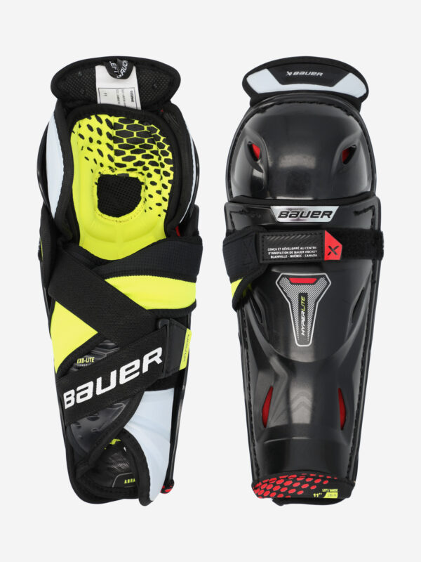 Щитки хоккейные детские Bauer Vapor Hyperlite JR, Черный