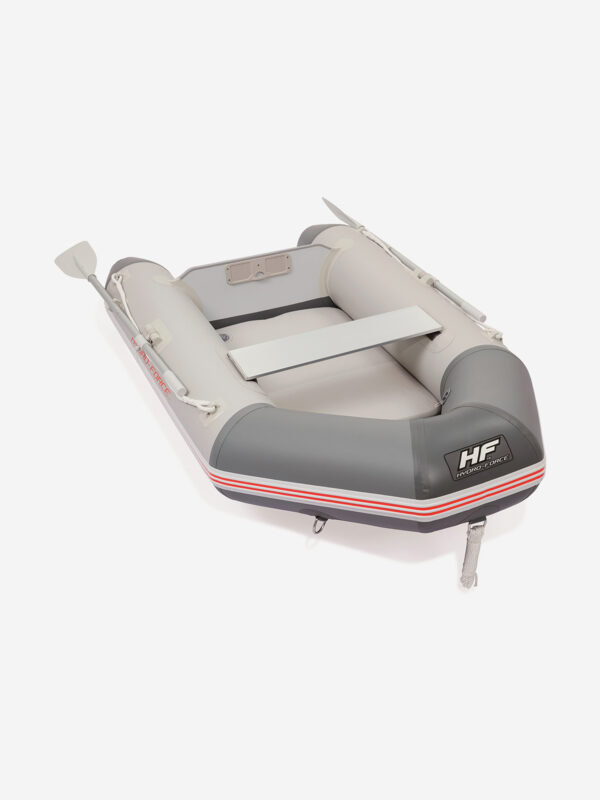 Лодка Bestway 65046 надувная Caspian 230х130х33 см, Серый