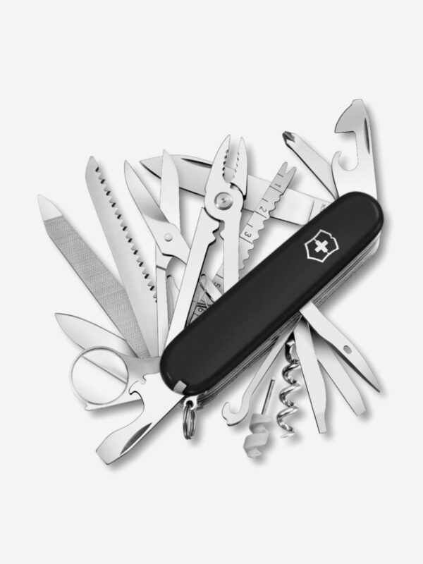 Нож складной Victorinox SwissChamp, 91 мм, 33 функции, Черный