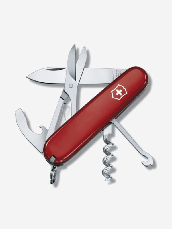 Нож складной Victorinox Compact, 91 мм, 15 функций, Красный