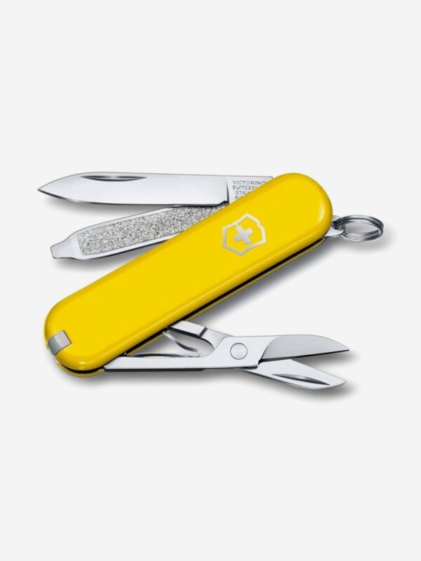 Нож складной Victorinox Classic SD Colors, 58 мм, 7 функций, Желтый